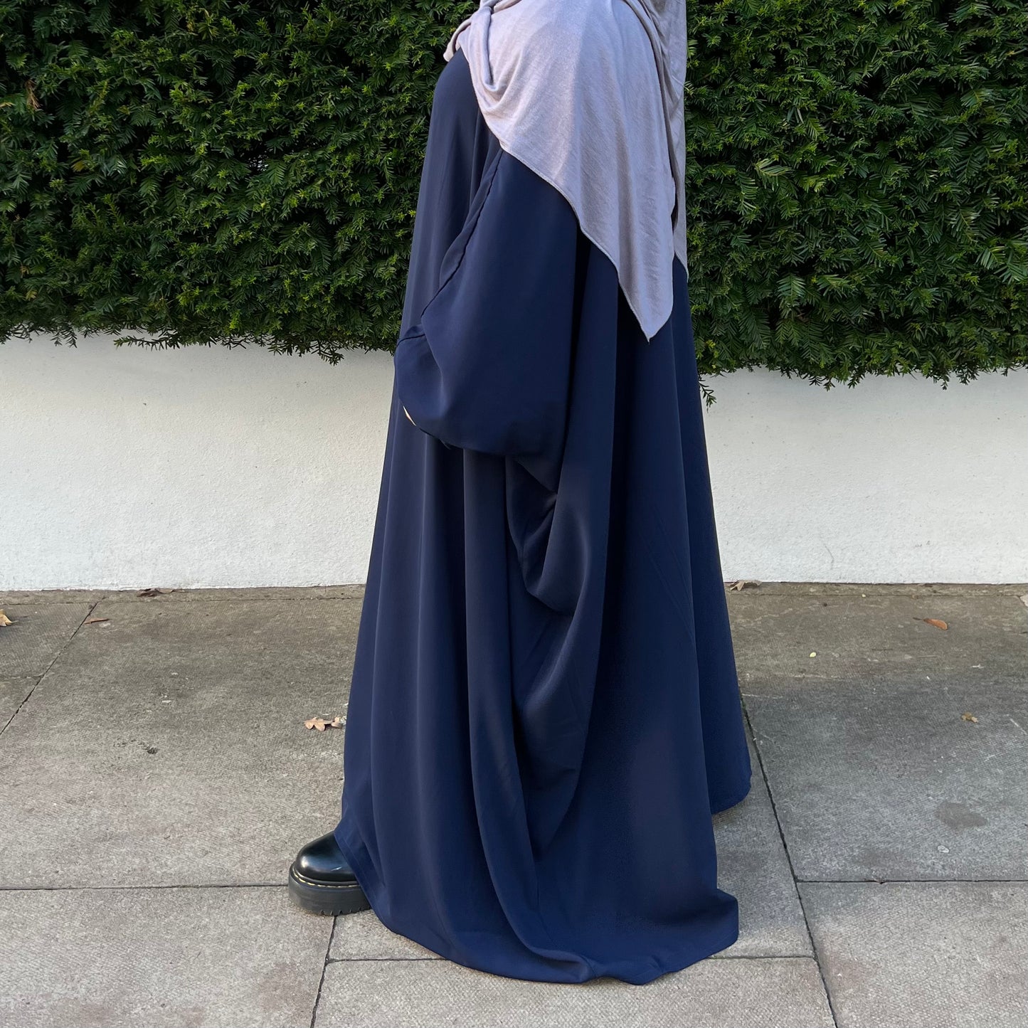 Classic Butterfly Abaya in Navy