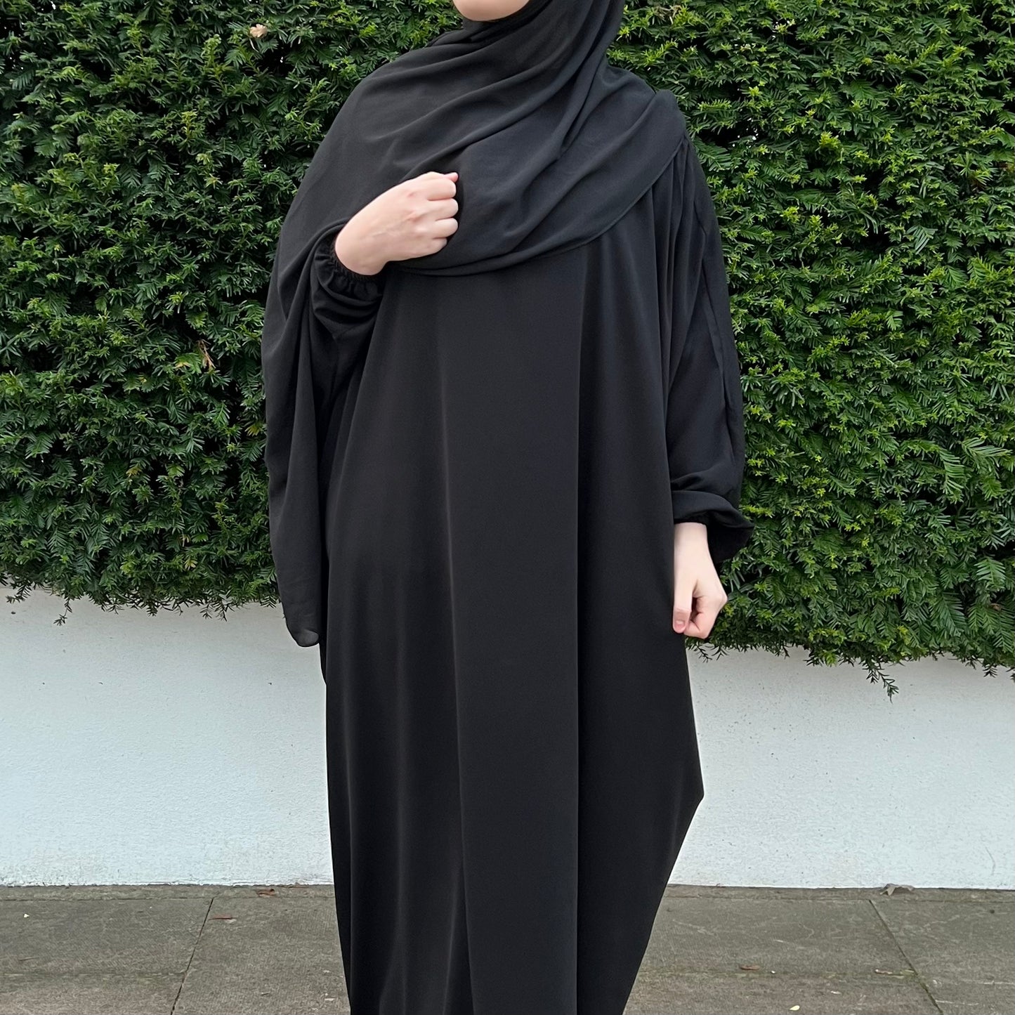 Classic Butterfly Abaya in Black
